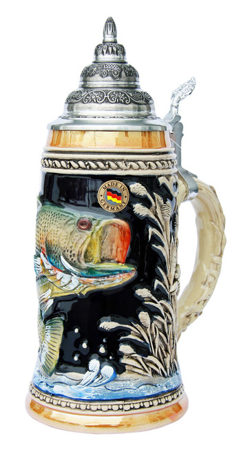 Large Mouth Bass Beer Stein