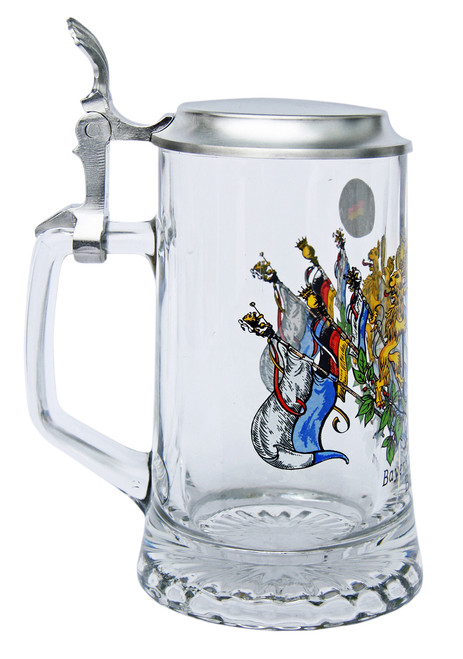 Traditional German Personalized Glass Beer Stein