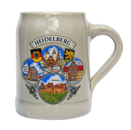 Heidelberg Stoneware Beer Mug 0.5 Liter