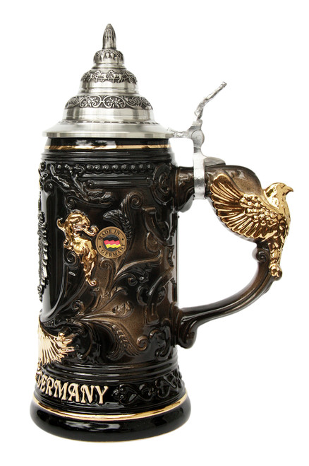 Deutschland Germany Eagle Handle Beer Stein