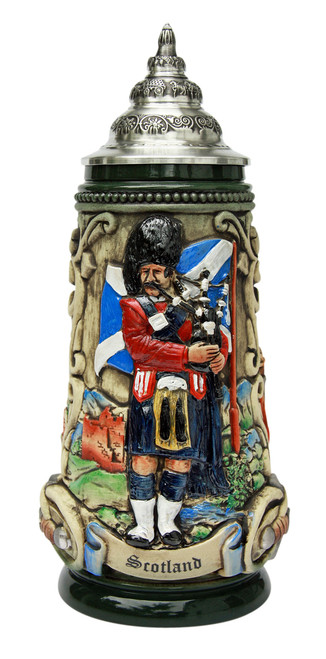 HISTORIC SCOTLAND LIVINGSTONE ウイスキー　グラス Scotland Beer Stein Rustic - GermanSteins.com