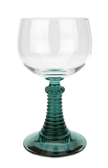 Discover Roemer Glass- Green Stemmed German Wine Glasses