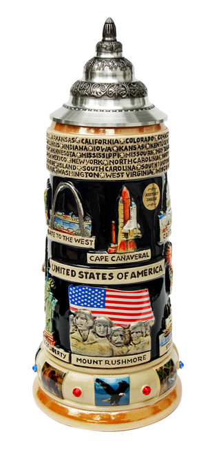 United States Panorama Beer Stein