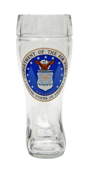 Personalized 0.5 Liter Beer Boot with Traditional USAF Seal