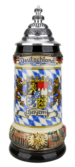 Germany Coat of Arms Deutschland Beer Stein .5 Liter