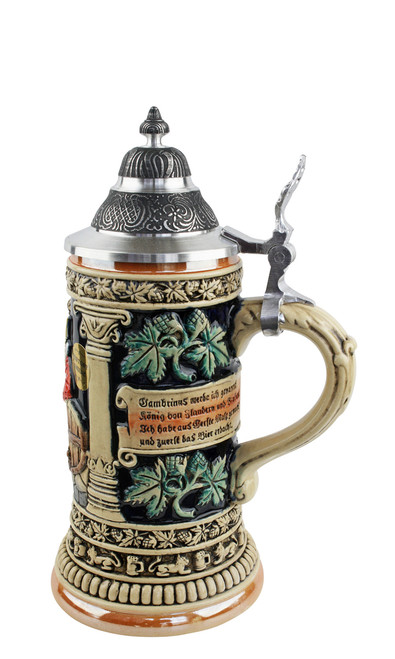 German Beer Stein with German Poem 