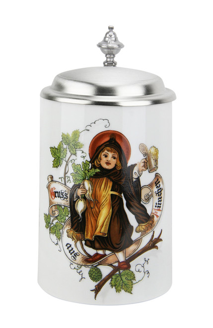 Traditional German Ceramic Beer Stein