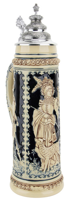 King Limitaet 2004 | Goddess of Hunters Antique Style Beer Stein