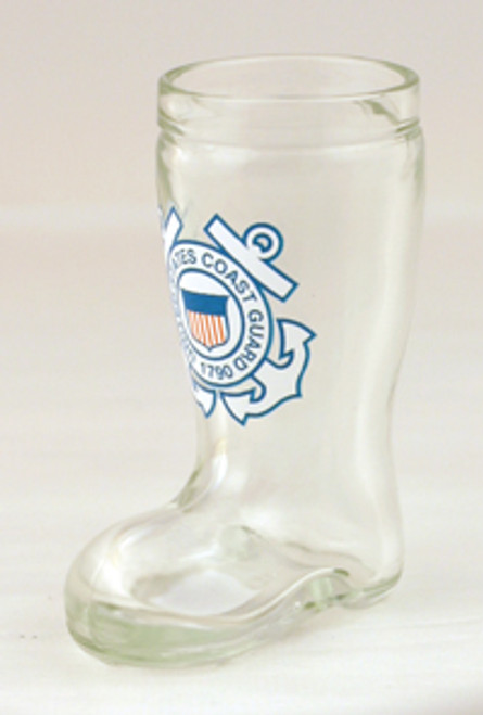 Coast Guard Beer Boot Shot Glass