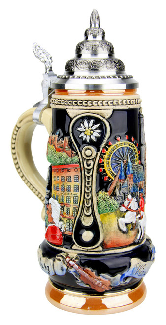 Vienna, Salzburg, Innsbruck Austria Beer Stein