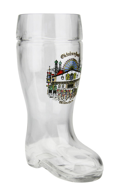 Oktoberfest Munich Glass Beer Boot 0.5 Liter