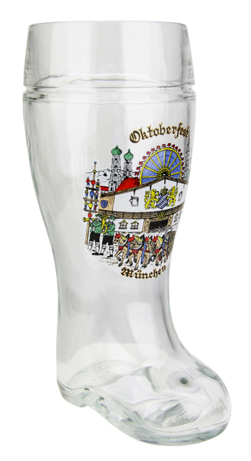 Custom Engraved Authentic 1 Liter German Beer Boot 