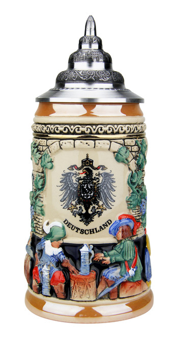 Medieval German Knights Beer Stein