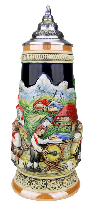 Alpine Oompah Band Beer Stein | 1 Liter