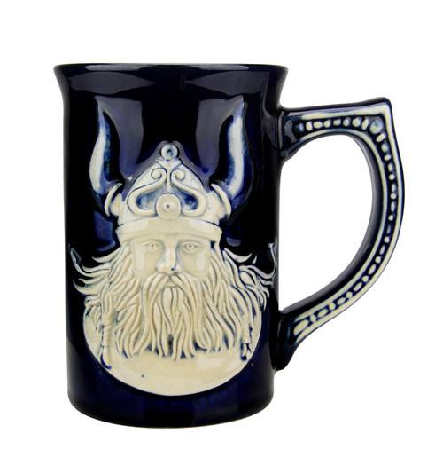 Leif Eriksson Viking Coffee Cup Cobalt