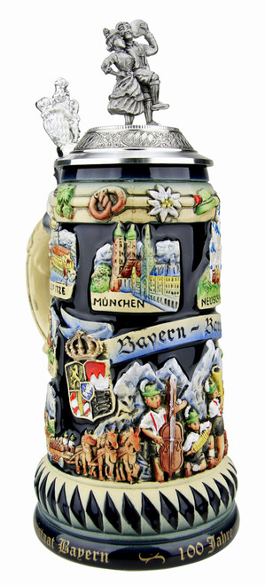 100 Anniversary of the Free State of Bavaria German Stein