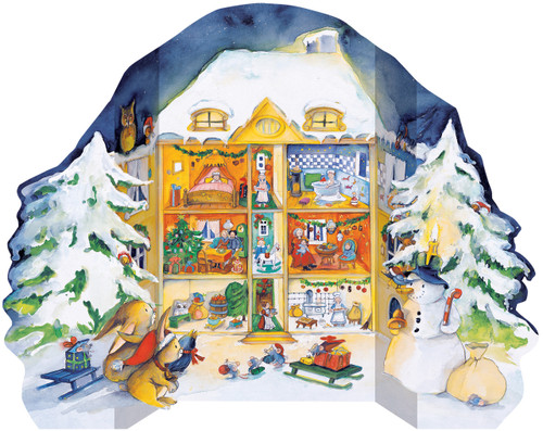 Christmas in the Dollhouse Extra Large German Advent Calendar