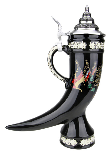 Deutschland Drinking Horn Beer Stein