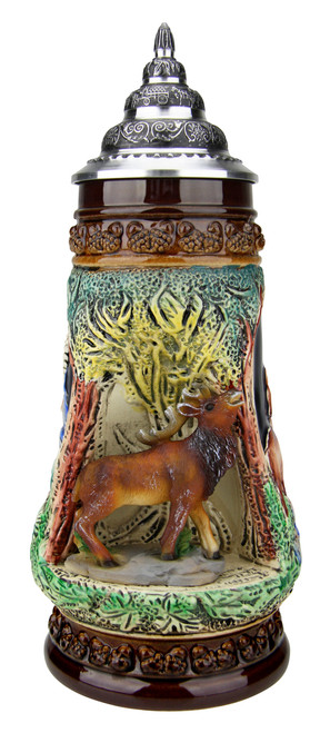 Stag Wildlife Grotto Beer Stein