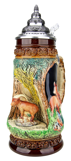 Chamois Wildlife Grotto Beer Stein