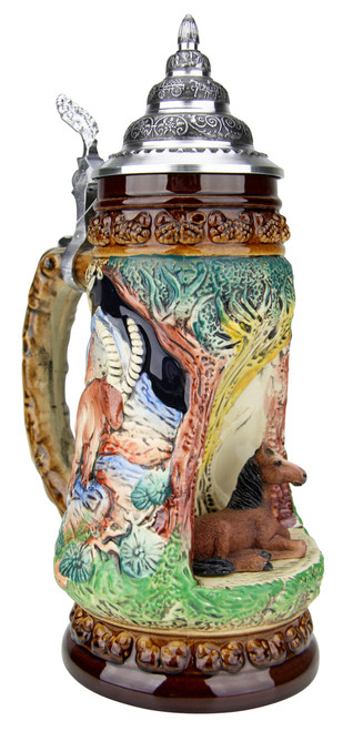 Horse Wildlife Grotto Beer Stein