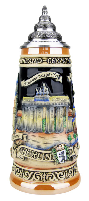 Berlin and Brandenburg Gate Beer Stein 