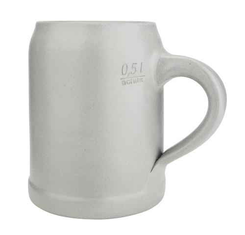 German Stoneware Salt Glaze Beer Mug 0.5 Liter