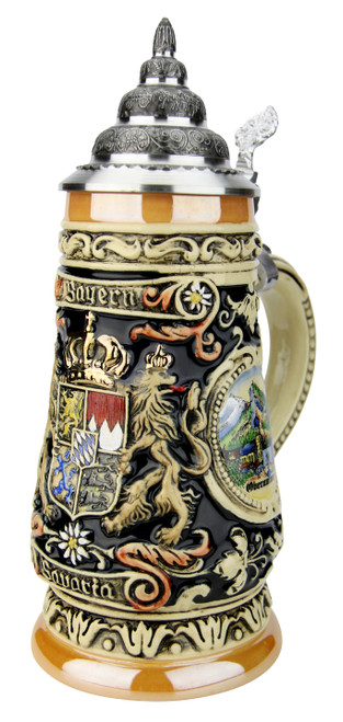 Bavaria Oberammergau German Beer Stein