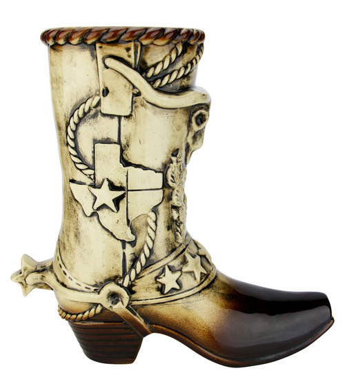 Texas Cowboy Beer Boot 1 Liter | Ceramic 