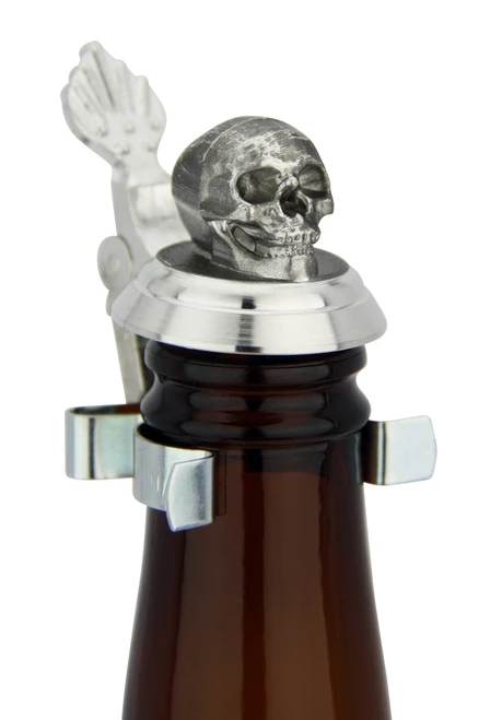 Skull and Book Beer Stein - GermanSteins.com