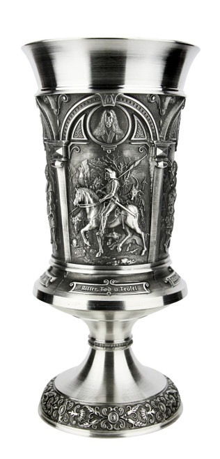 Artist Albrecht Duerer Pewter Beer Goblet