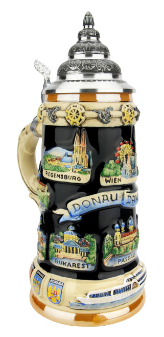 Danube River Commemorative Stein