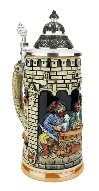 Lifes a Gamble Medieval Themed Beer Stein  