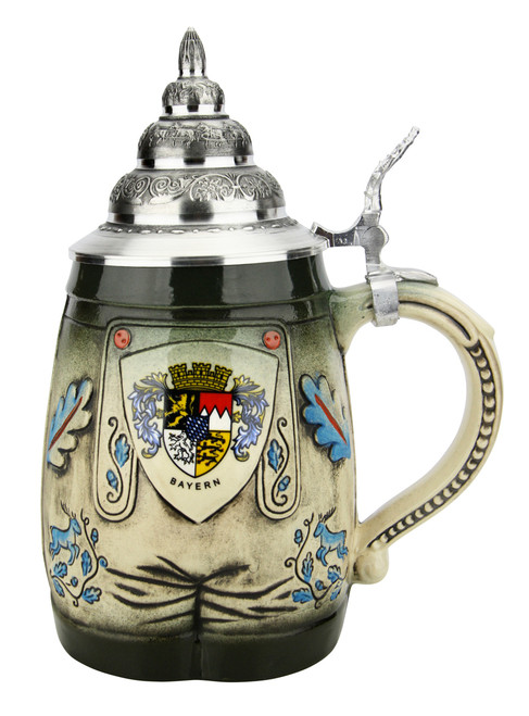 Bavarian Lederhosen Beer Stein | Traditional Bavarian Lederhosen