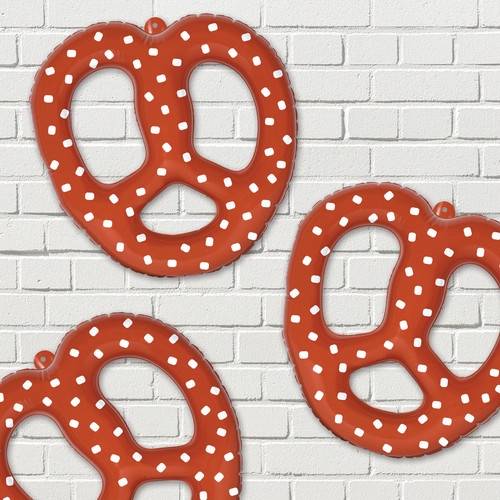 Pretzel Inflatable Party Decoration Accessory 3 pack