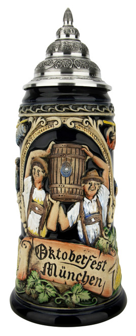 213th Anniversary Oktoberfest Beer Keg Stein | King Werk 2023 Oktoberfest Beer Stein