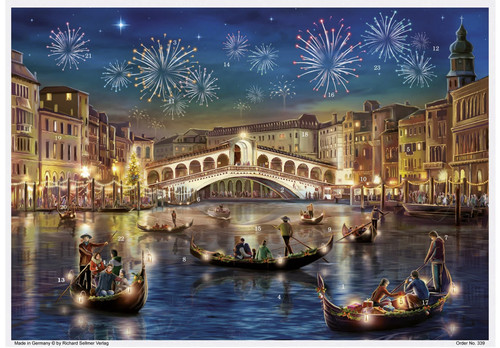 Venice Italy German Advent Christmas Calendar
