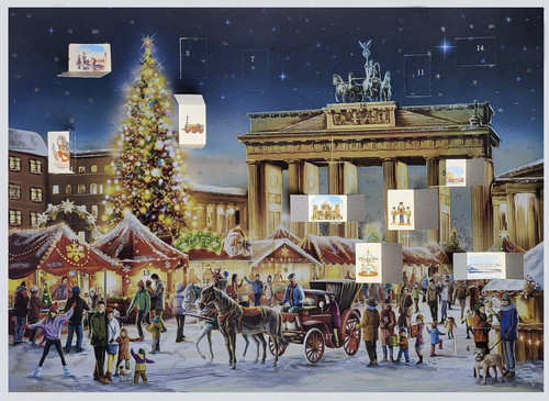 Berlin Christmas Market German Advent Christmas Calendar