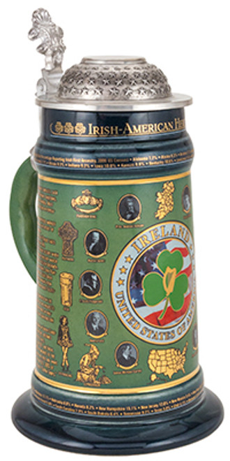 Irish American Beer Stein