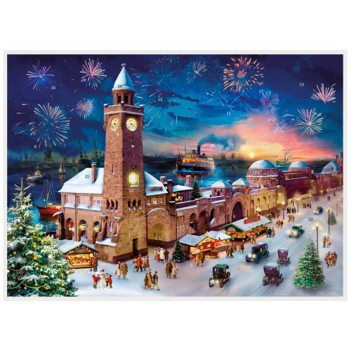 Hamburg Christmas Market German Advent Christmas Calendar