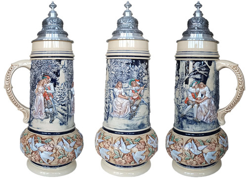 German Heritage Beer Steins | Imported Porcelain Drinkware