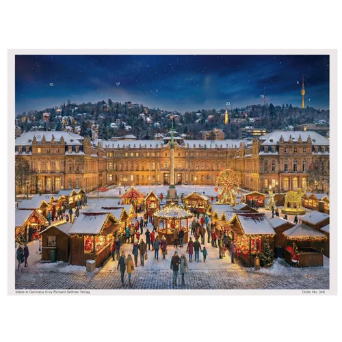 Stuttgart Sclossplatz Christmas Market German Advent Christmas Calendar