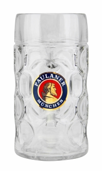 Oktoberfest Paulaner Glass Beer Mug for Sale