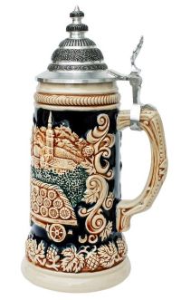 Munich Oktoberfest Antique Style Beer Stein