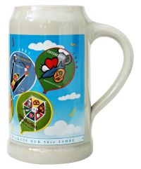 Munich Oktoberfest Ceramic Beer Mug 1 Liter