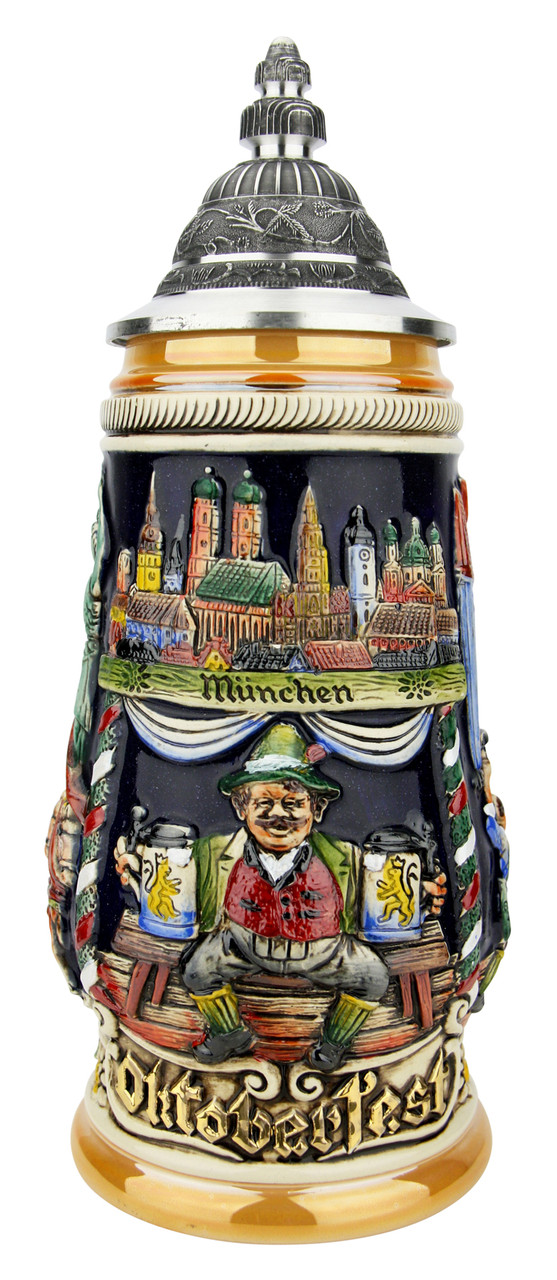 history of German Beer Steins and why they're so popular