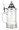 0.4L Beer Stein, Made in Germany, Left View of Empty Glass
