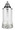 Front View of German Glass Beer Stein with Pointed Lid
