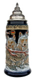 Power of the Pack Wolf Beer Stein