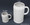 0.5 liter mug is shown for size comparison only and is not included.